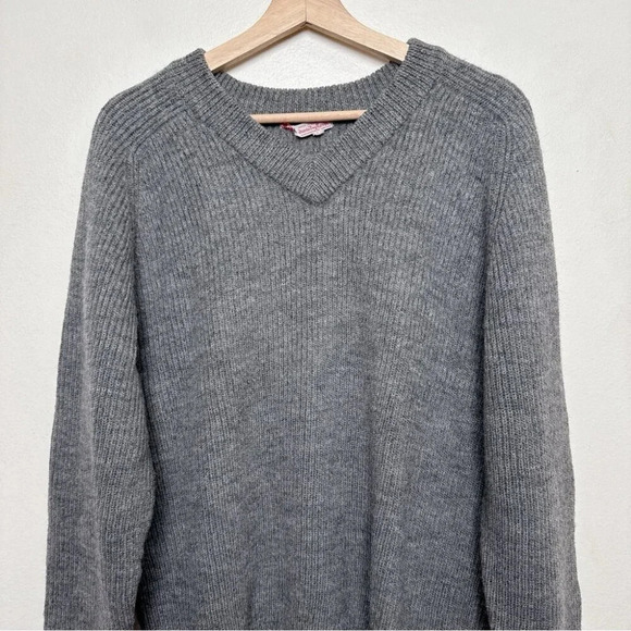 Hudson’s Bay Company Vintage Womens 44 England  Chunky Sweater In Grey - Picture 4 of 14